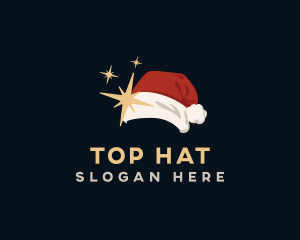 Santa Claus Hat Costume logo design