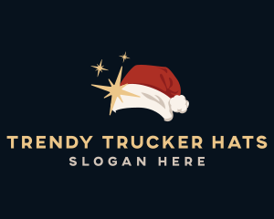 Santa Claus Hat Costume logo design