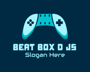 Blue Gaming Console Logo