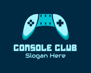 Blue Gaming Console logo design