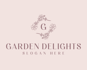 Florist Flower Gardening logo design