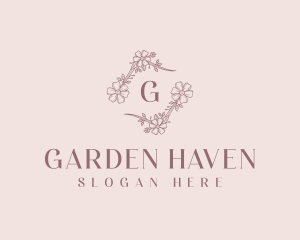 Florist Flower Gardening logo design