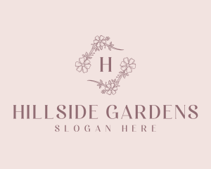 Florist Flower Gardening logo design