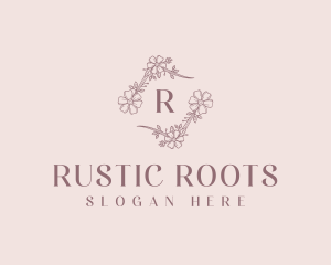 Florist Flower Gardening logo design