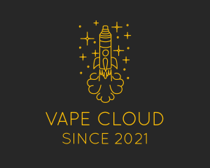 Vape Pen Rocket logo design