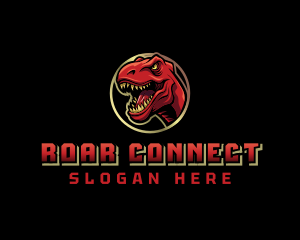 Jurassic Dinosaur Gaming logo design