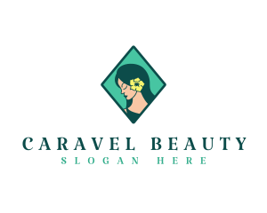 Feminine Beauty Flower logo design