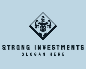 Strong Muscle Weightlifter logo