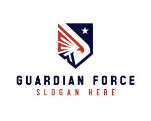 American Eagle Shield logo design