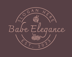 Elegant Handcraft Yarn logo design