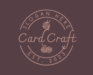 Elegant Handcraft Yarn logo design