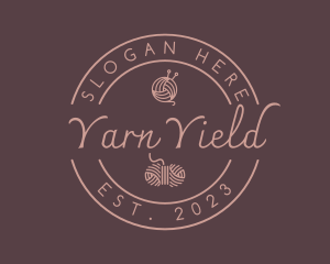 Elegant Handcraft Yarn logo design