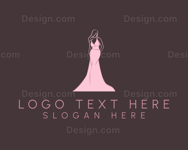 Pink Fashion Gown Logo