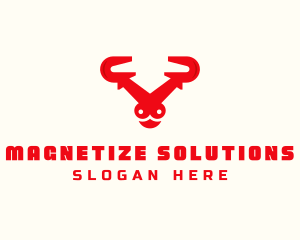 Bull Magnet Horns logo design