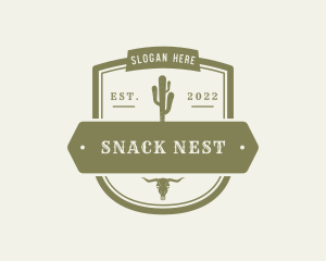 Western Cactus Badge logo design