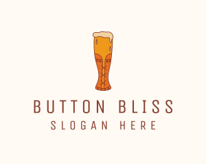 Corset Beer Glass  logo design