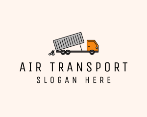 Dump Truck Transport logo design