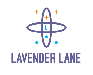 Lavender Galaxy Orbit logo