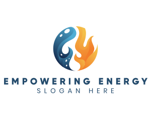 Fire Ice Energy logo design