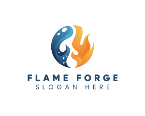 Fire Ice Energy logo design