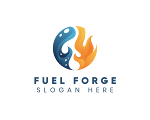 Fire Ice Energy logo design