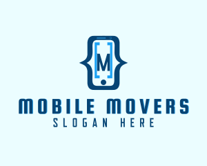 Mobile Phone Coding  logo design