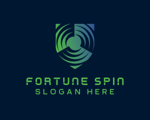 Spinning Shield Business logo design