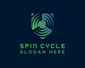 Spinning Shield Business logo design