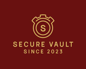 Stopwatch Vault Bank  logo design