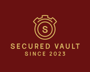 Stopwatch Vault Bank  logo design