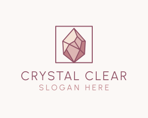 Crystal Gemstone Jewelry logo design