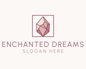 Crystal Gemstone Jewelry logo design