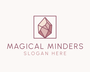 Crystal Gemstone Jewelry logo design