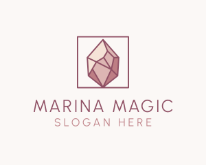 Crystal Gemstone Jewelry logo design