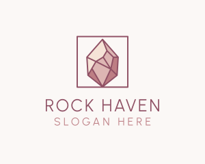 Crystal Gemstone Jewelry logo design