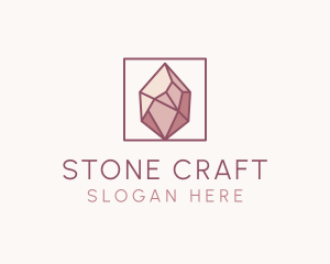 Crystal Gemstone Jewelry logo design