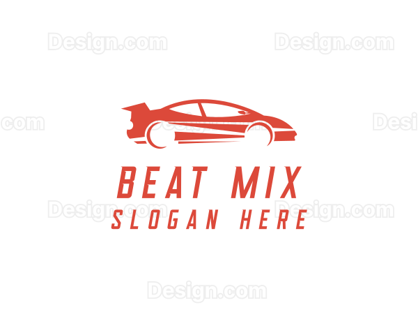 Speed Racing Car Logo