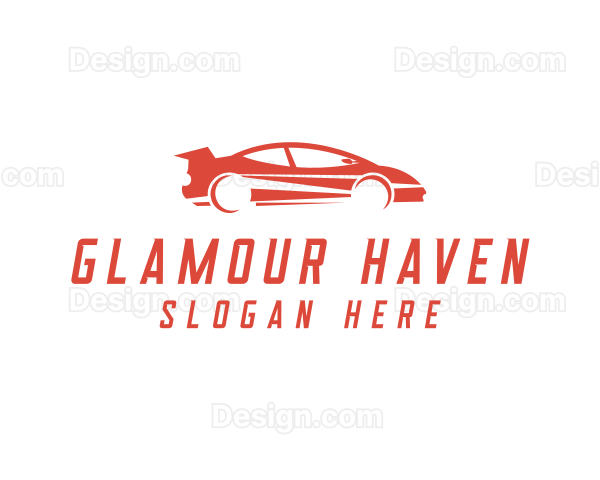 Speed Racing Car Logo