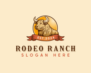 Western Bull Rodeo Livestock logo design