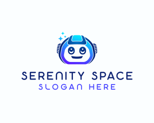 Space Tech Robot logo design