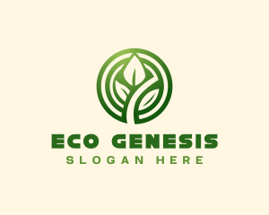 Leaf Eco Nature logo design