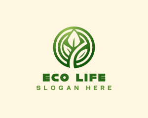 Leaf Eco Nature logo design