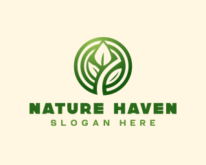 Leaf Eco Nature logo design