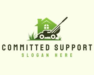 Lawn Care Mower Tool logo design