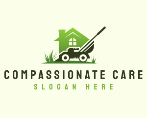 Lawn Care Mower Tool logo design