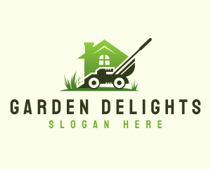 Lawn Care Mower Tool logo design