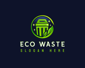 Eco Recyclable Bin logo design