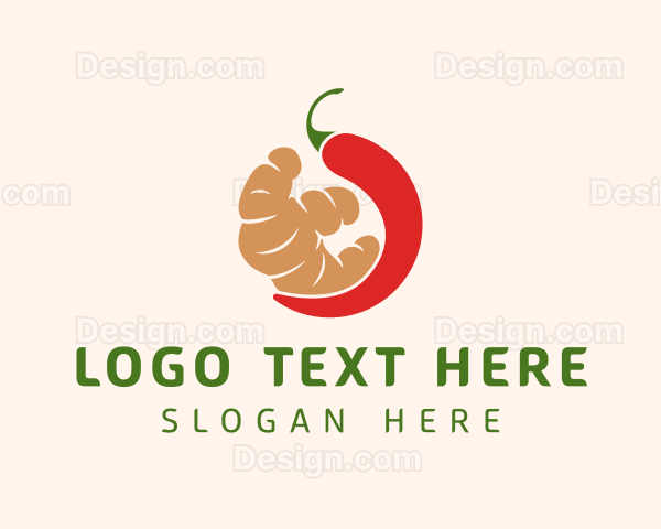Organic Chili & Ginger Logo