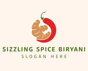 Organic Chili & Ginger logo design