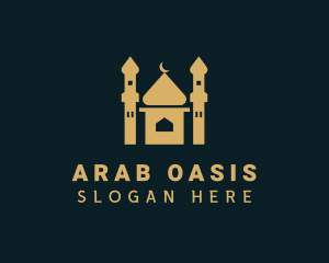 Muslim Building Mosque logo design